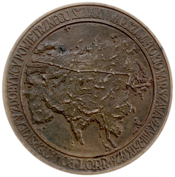 medal dedykowany Bolesławowi Orlińskiemu, 1926, 