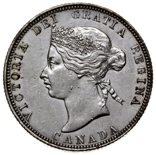 25 centów, 1880 H, mennica Birmingham (Heaton)