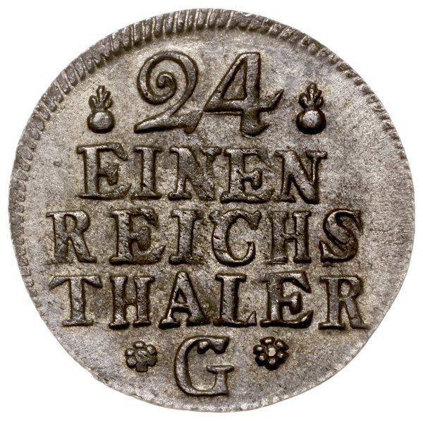 1/24 talara, 1754 G, mennica Szczecin; na awersi