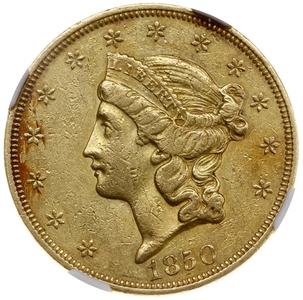 20 dolarów, 1850, mennica Filadelfia