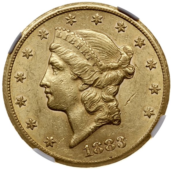 20 dolarów, 1883 CC, mennica Carson City; typ Li