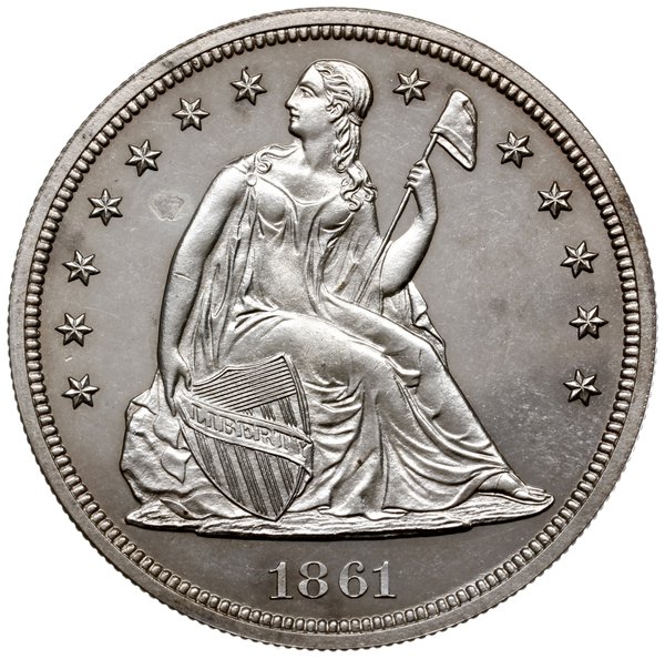 1 dolar, 1861, mennica Filadelfia