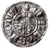 denar typu Crux, 991-997, mennica Winchester, mincerz Aethelgar; Aw: Popiersie władcy w lewo, z le..