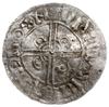 naśladownictwo denara typu Pointed Helmet, po 1024; Aw: Popiersie władcy w lewo, w hełmie, legenda..