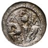 denar książęcy, 1070-1076; Aw: Głowa w lewo w obwódce, BOLEZLΛVS; Rw: Książę na koniu w lewo,  za ..