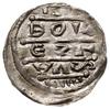 denar, 1157-1166; Aw: Cesarz Fryderyk Barbarossa siedzący na tronie, trzymający w prawej ręce jabł..