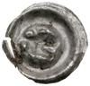 brakteat, XIII w.; Łeb zwierzęcia w lewo; srebro, 18.2 mm, 0.19 g; pęknięcie kołnierza, wyraźny,  ..