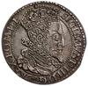 szóstak 1599, Malbork; skrócona data na końcu napisu otokowego, wariant z dużą głowa króla, z napi..
