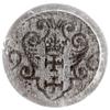 denar 1596, Gdańsk; CNG 145.VII, Kop. Z.III.W. 1446 (R2), Tyszkiewicz 1 mk; delikatna patyna,  wyś..
