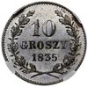10 groszy 1835, Wiedeń; Bitkin 2, H-Cz. 3824, Kop. 7858 (R1), Plage 295, Berezowski 0.60 zł;  deli..