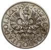 2 grosze 1927, Warszawa; moneta obiegowa ale wybita w srebrze; Parchimowicz P104e, Berezowski 5 zł..