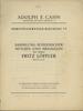 Adolph E. Cahn, Auktions-Katalog 73 – Schlesische Münzen u. Medaillen; Frankfurt a.M., 29.02.1932;..