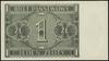 1 złoty 1.10.1938; seria J, numeracja 4957433; Lucow 718 (R3), Miłczak 78a; banknot wspaniałej  pr..