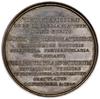medal wybity w uznaniu zasług Samuela Teofila Linde, 1842, Warszawa, medal projektu Józefa Majnert..