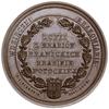 medal wybity w podzięce Zofii Potockiej, 1867, Wiedeń, projektu Karola Radnitzky’ego; Aw: Głowa Zo..