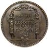 medal na pamiątkę uchwalenia Konstytucji Marcowej, 1921, Warszawa, projektu Jana Raszki;  Aw: Trzy..