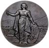medal na pamiątkę przyjęcia Polski do Ligi Narodów, 1926, Warszawa, projektu Józefa Aumillera;  Aw..