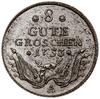 8 dobrych groszy (gute groschen), 1753 A, mennica Berlin; Kluge BNF 75.1, Olding 18a, Schrötter 20..