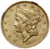 20 dolarów, 1852, mennica Filadelfia; typ Libert