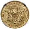 20 dolarów, 1852, mennica Filadelfia; typ Liberty Head, bez motto na rewersie; Fr. 169; złoto, ok...