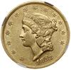 20 dolarów, 1853, mennica Filadelfia; typ Libert