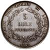 5 lirów (scudo), 1848 M, mennica Mediolan; Daven