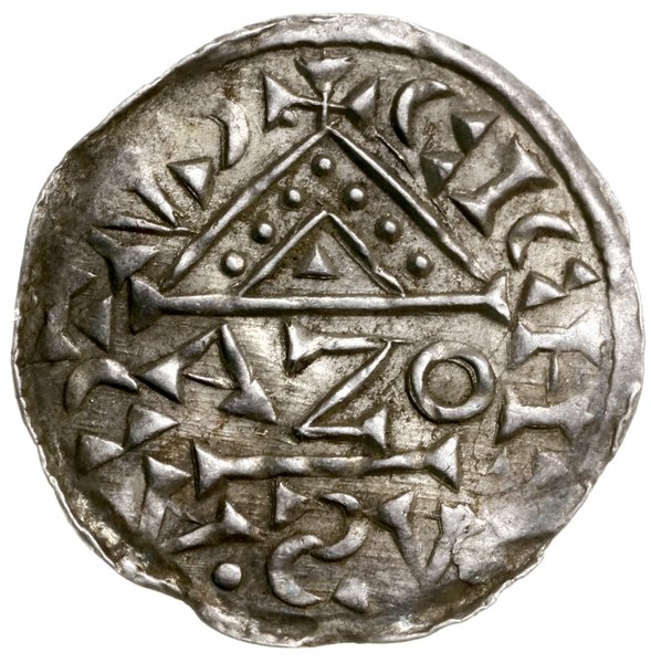 Denar, 1018–1026, mincerz Aza