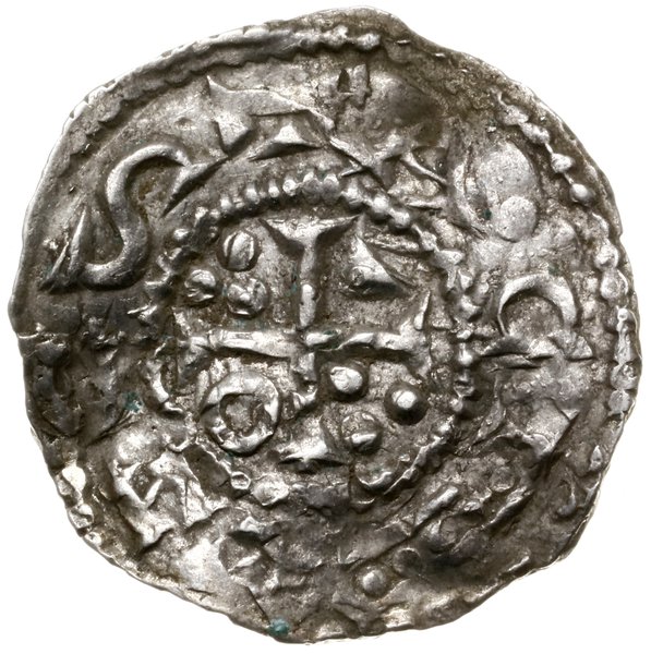 Denar, 1009–1024; Aw: Popiersie władcy w prawo, 
