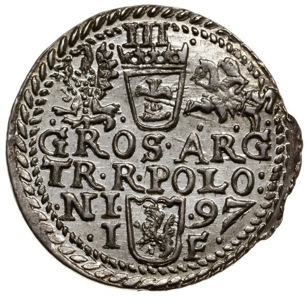Trojak, 1597, mennica Olkusz