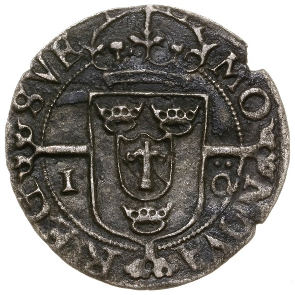 1 öre, 1596, mennica Sztokholm
