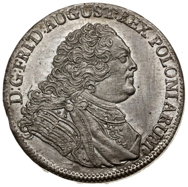1/3 talara (1/2 guldena), 1754 FWôF, Drezno