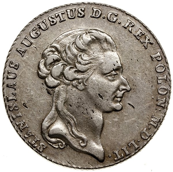 Talar, 1795, Warszawa; Aw: Głowa króla w prawo, 