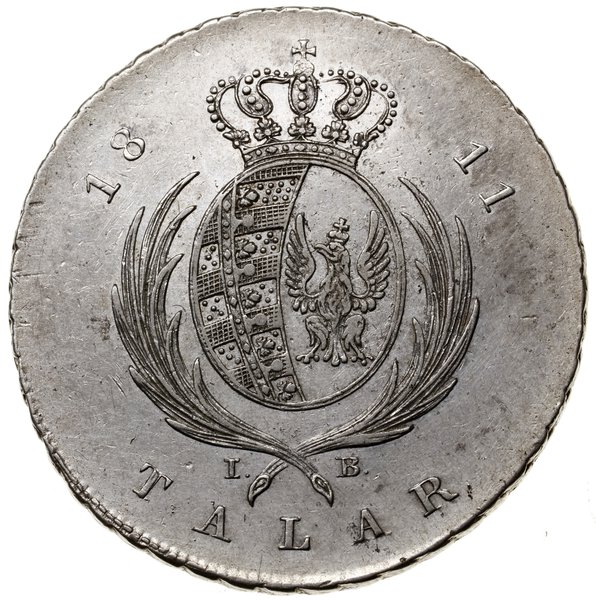 Talar, 1811 IB, Warszawa; Aw: Głowa księcia w pr
