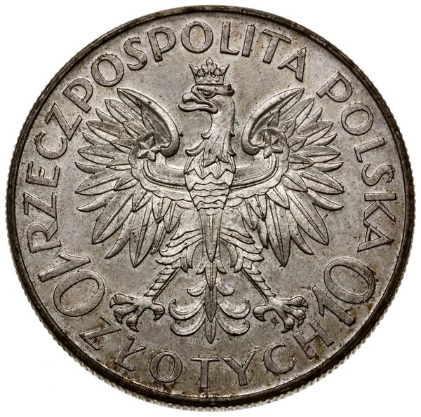 10 złotych, 1933, Warszawa; Jan III Sobieski - 2