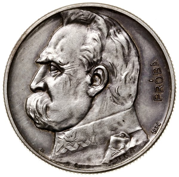 5 złotych, 1934, Warszawa; Józef Piłsudski - Orz