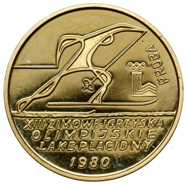 2.000 złotych, 1980, Warszawa; XIII Zimowe Igrzy