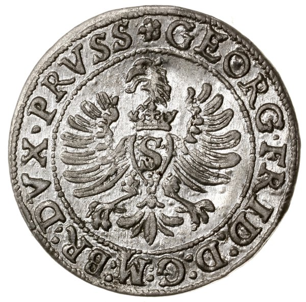 Grosz, 1595, Królewiec; Henckel 3172a, Slg Marie