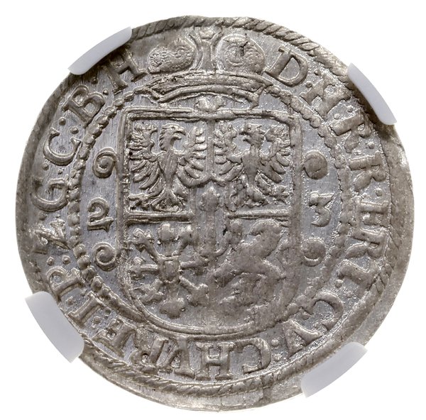 Ort, 1623, Królewiec; popiersie w płaszczu elekt