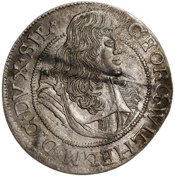 6 krajcarów, 1674, Brzeg; odmiana z dużą głową k
