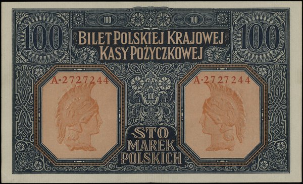 100 marek polskich, 9.12.1916