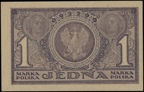 1 marka polska, 17.05.1919; seria PH, numeracja 