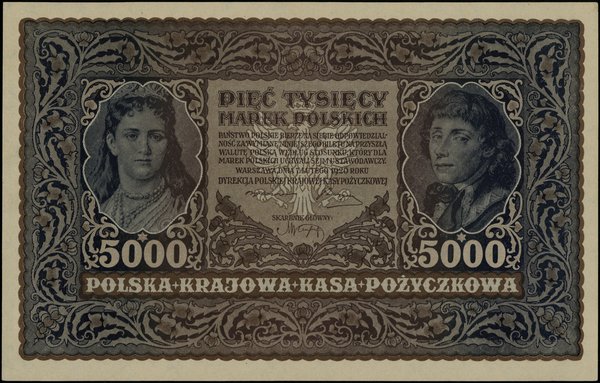 5.000 marek polskich, 7.02.1920; seria III-I, nu