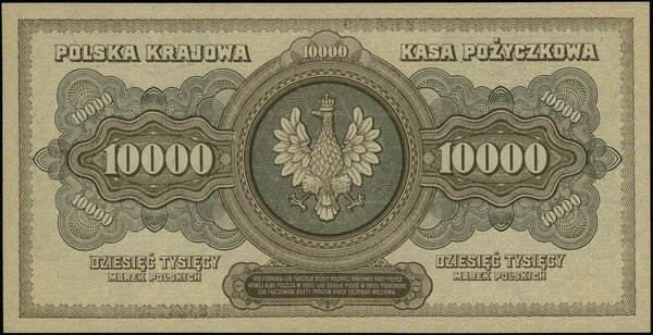 10.000 marek polskich, 11.03.1922; seria H, nume