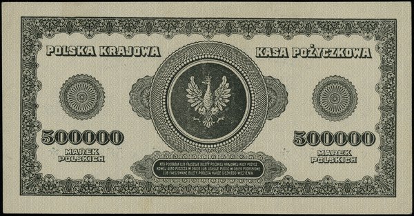 500.000 marek polskich, 30.08.1923