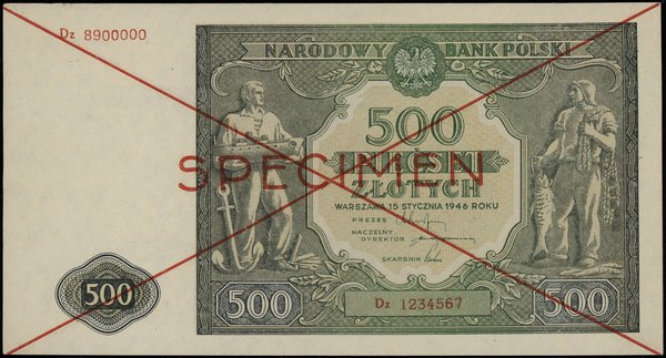 500 złotych, 15.01.1946