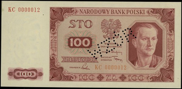 100 złotych, 1.07.1948