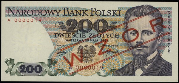 200 złotych, 25.05.1976