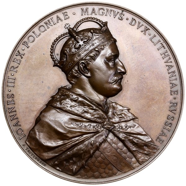 Medal na pamiątkę 200. rocznicy bitwy pod Wiedniem, 1883, projektu Józefa Tautenhayna, Wiedeń