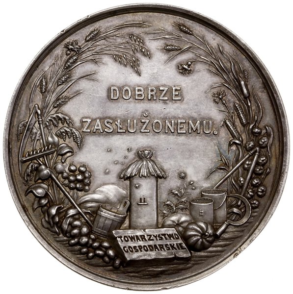 Medal nagrodowy Galicyjskiego Towarzystwa Gospodarczego, projektu Karla Radnitzky’ego, Wiedeń