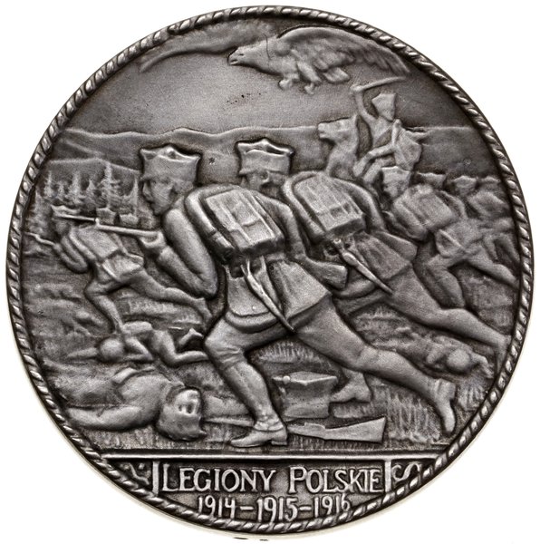 Medal Legiony Polskie, 1916, medal projektu Jana Wysockiego, Wiedeń